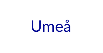 Umeå stadsnamn.