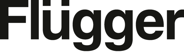 Flügger logo in black.