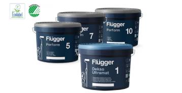 Dekso og Perform serier erstatter Flutex produkter. Miljømærker EU-Ecolabel og Svanemærket.