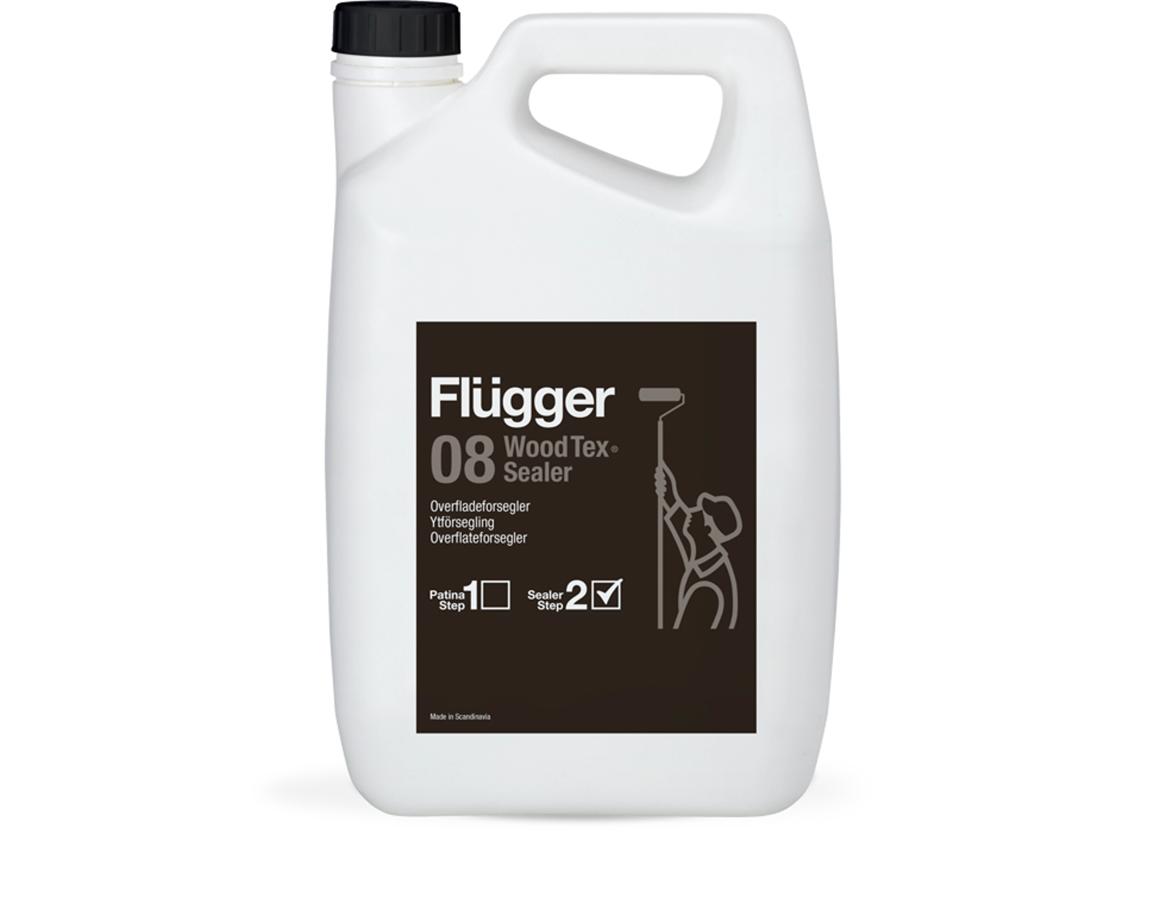 Flügger 08 Wood Tex Sealer - Wood Tex Patina 08 topcoat
