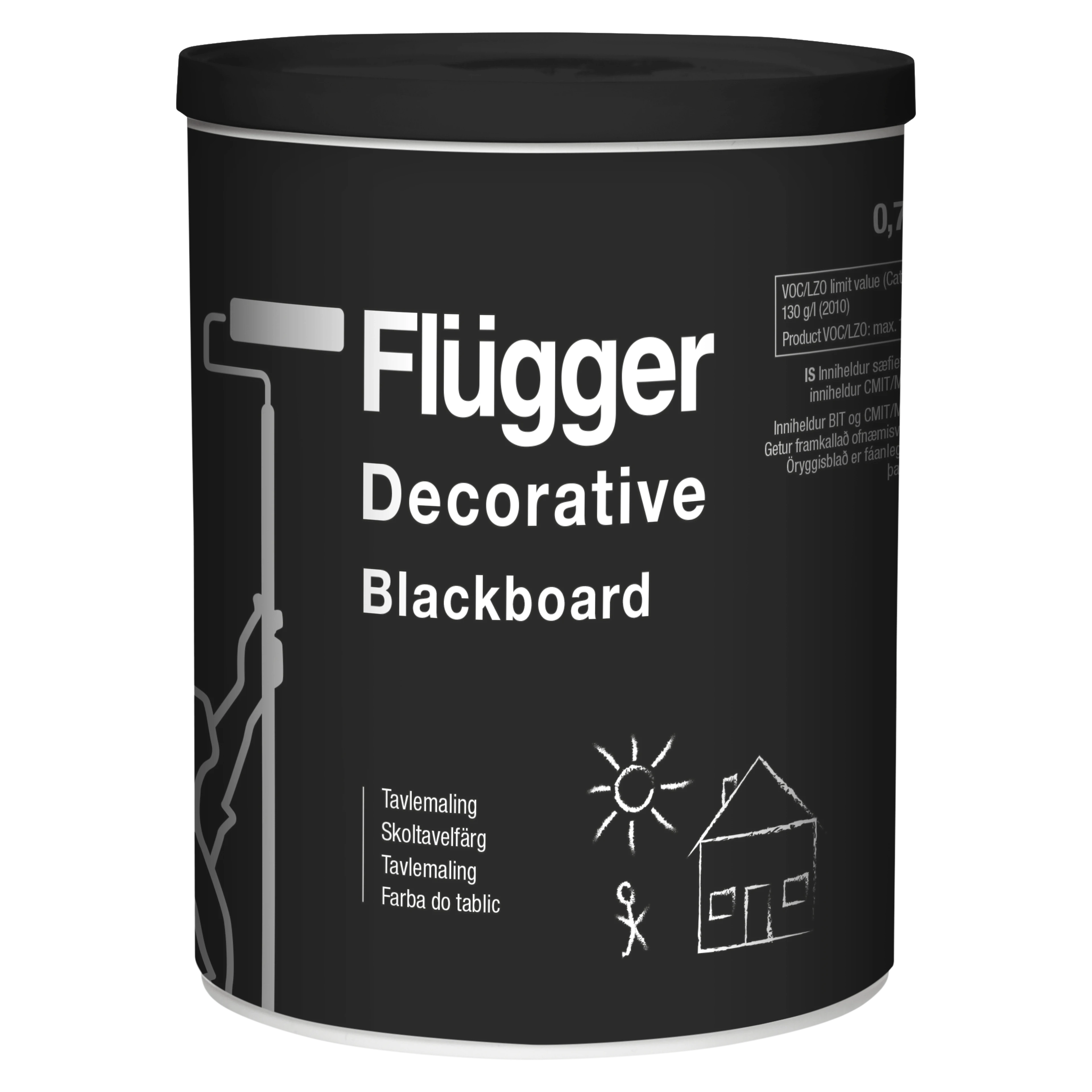 Tavlemaling - Flügger Interior Blackboard Finish - Interiørmaling
