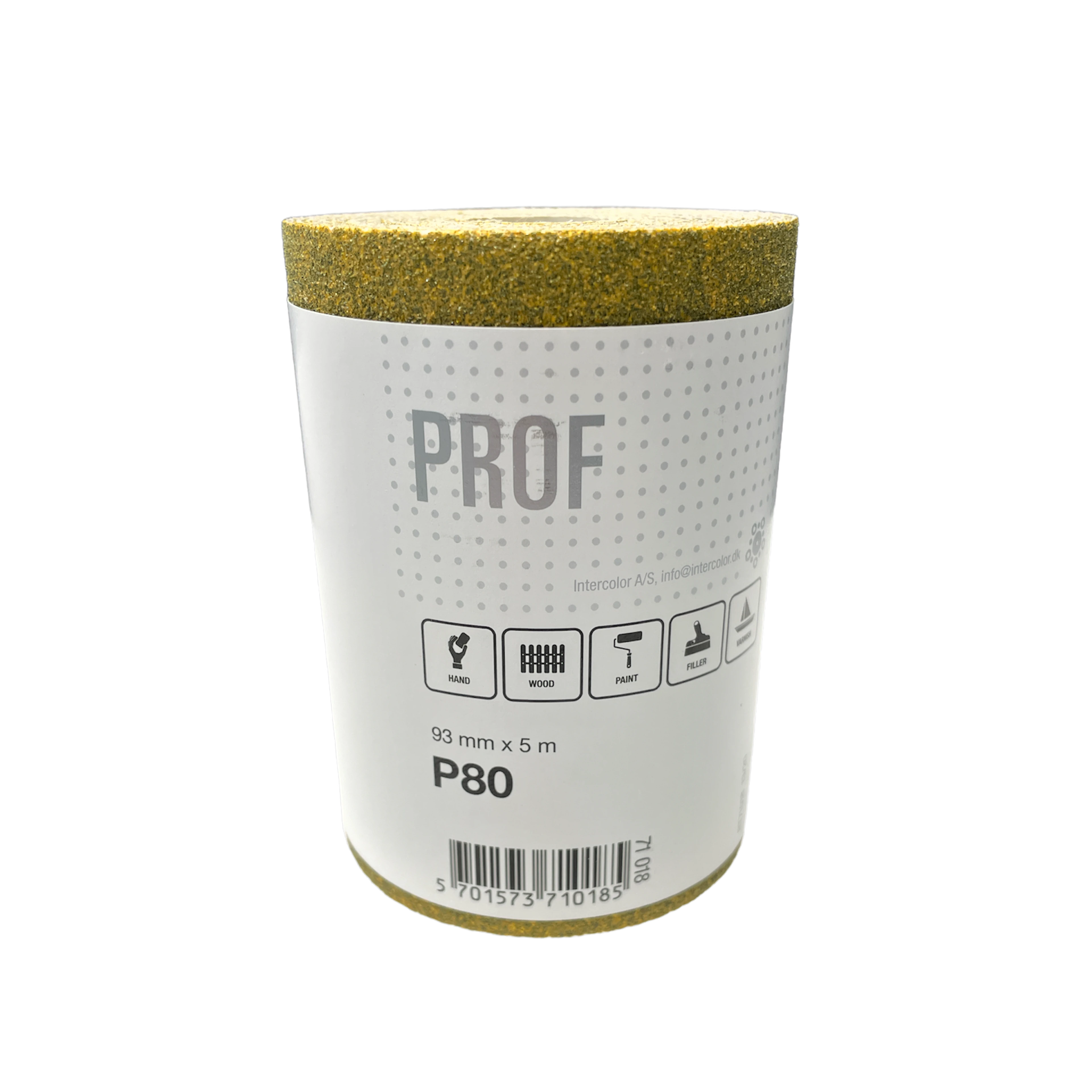 Premium Hånd Sandpapir 93 mm x 5 m