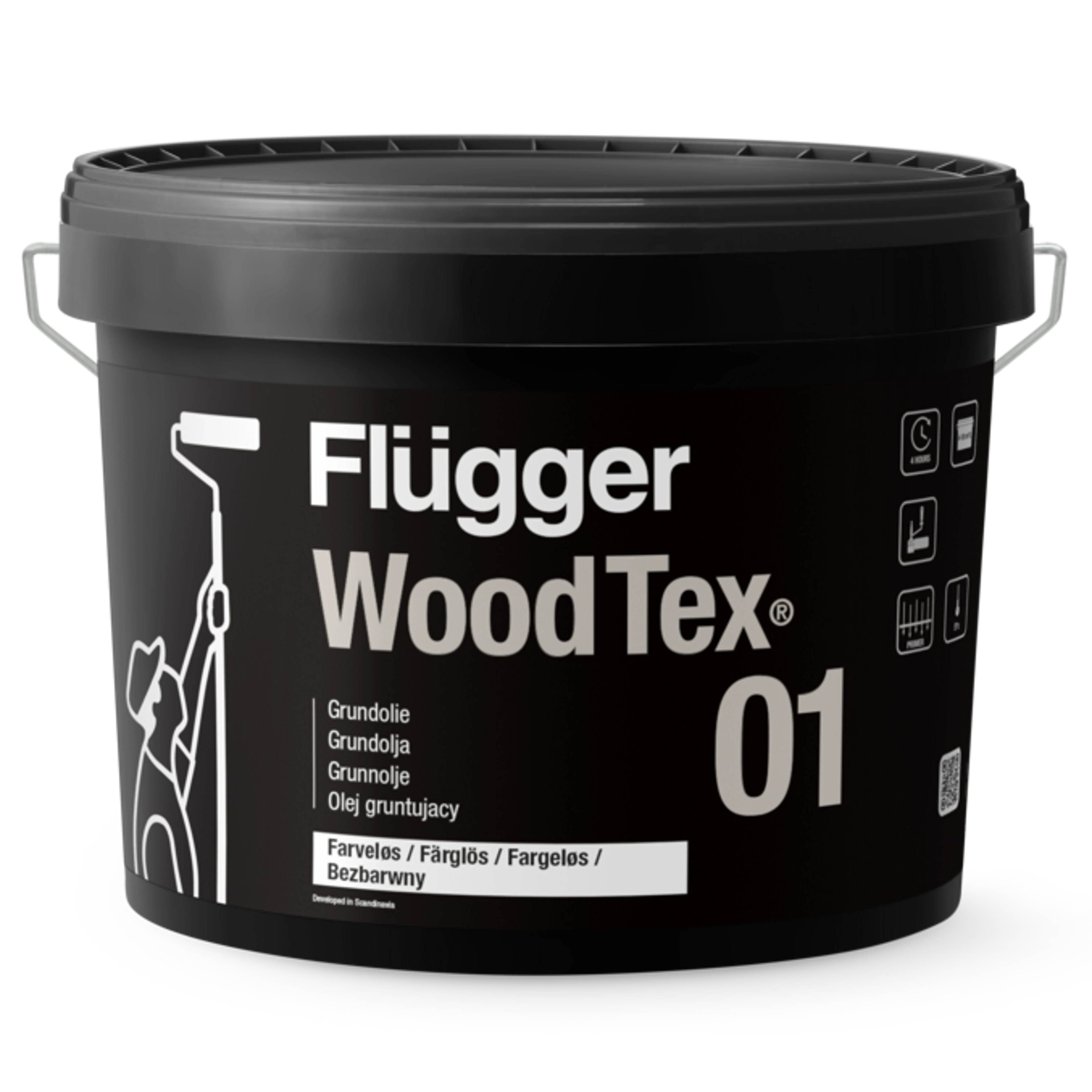 Flügger 01 Wood Tex - Grunnolje