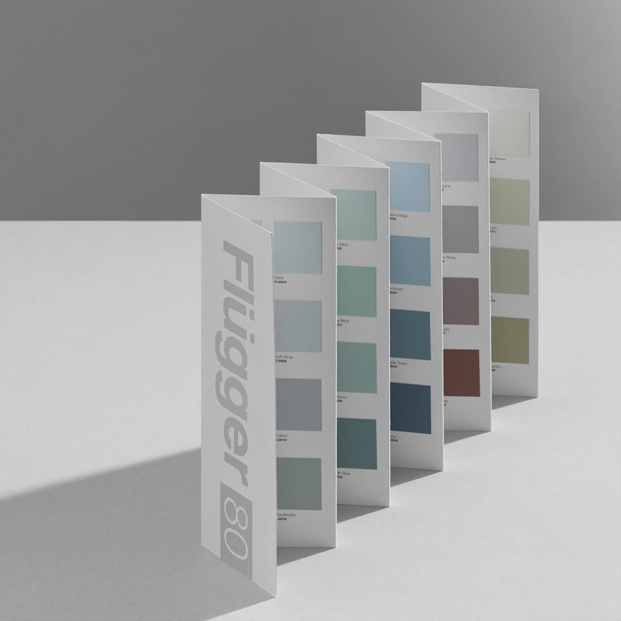 Nuancier officiel Flügger 80 — 80 couleurs