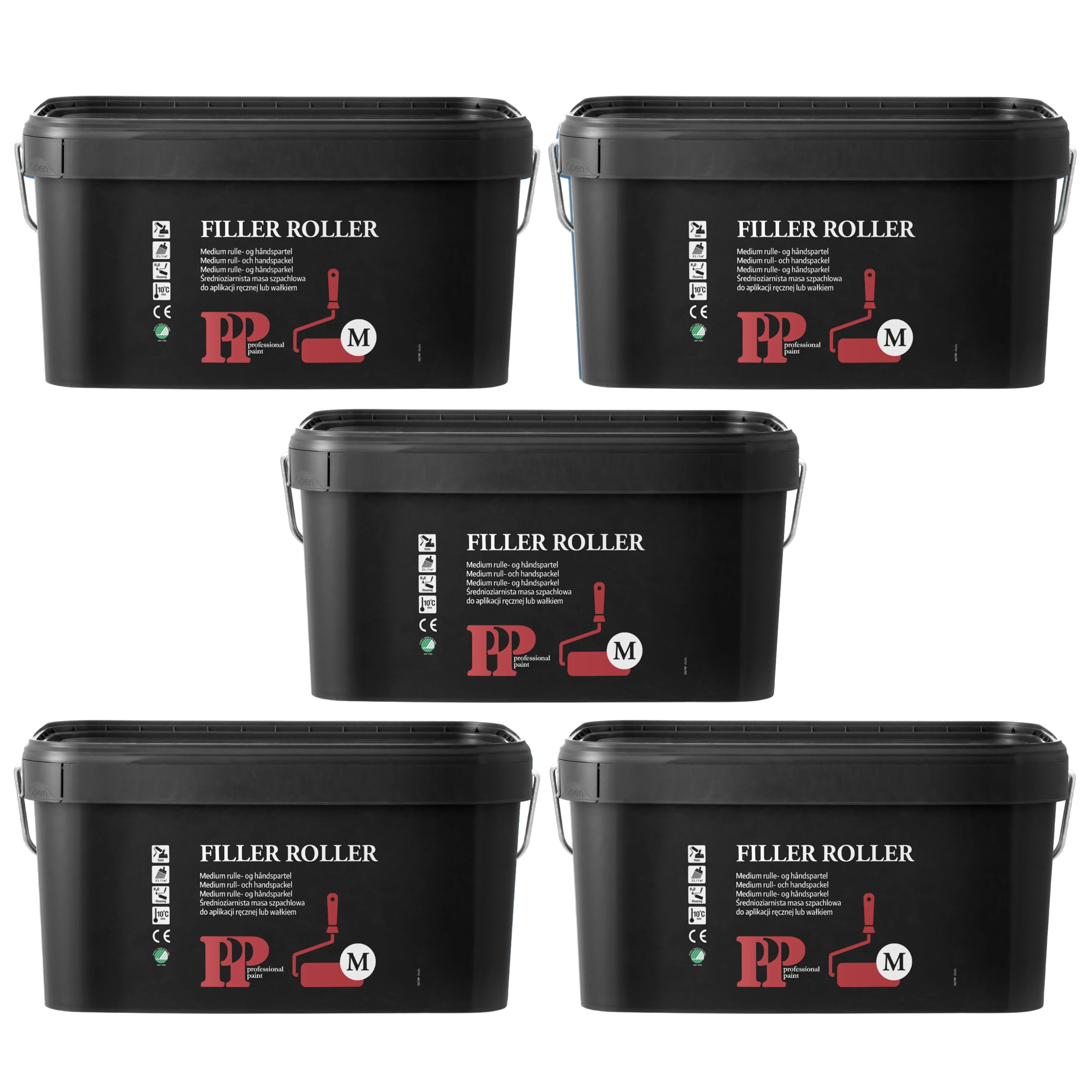 Storkøb 5 x 12L PP Rullespartel Medium