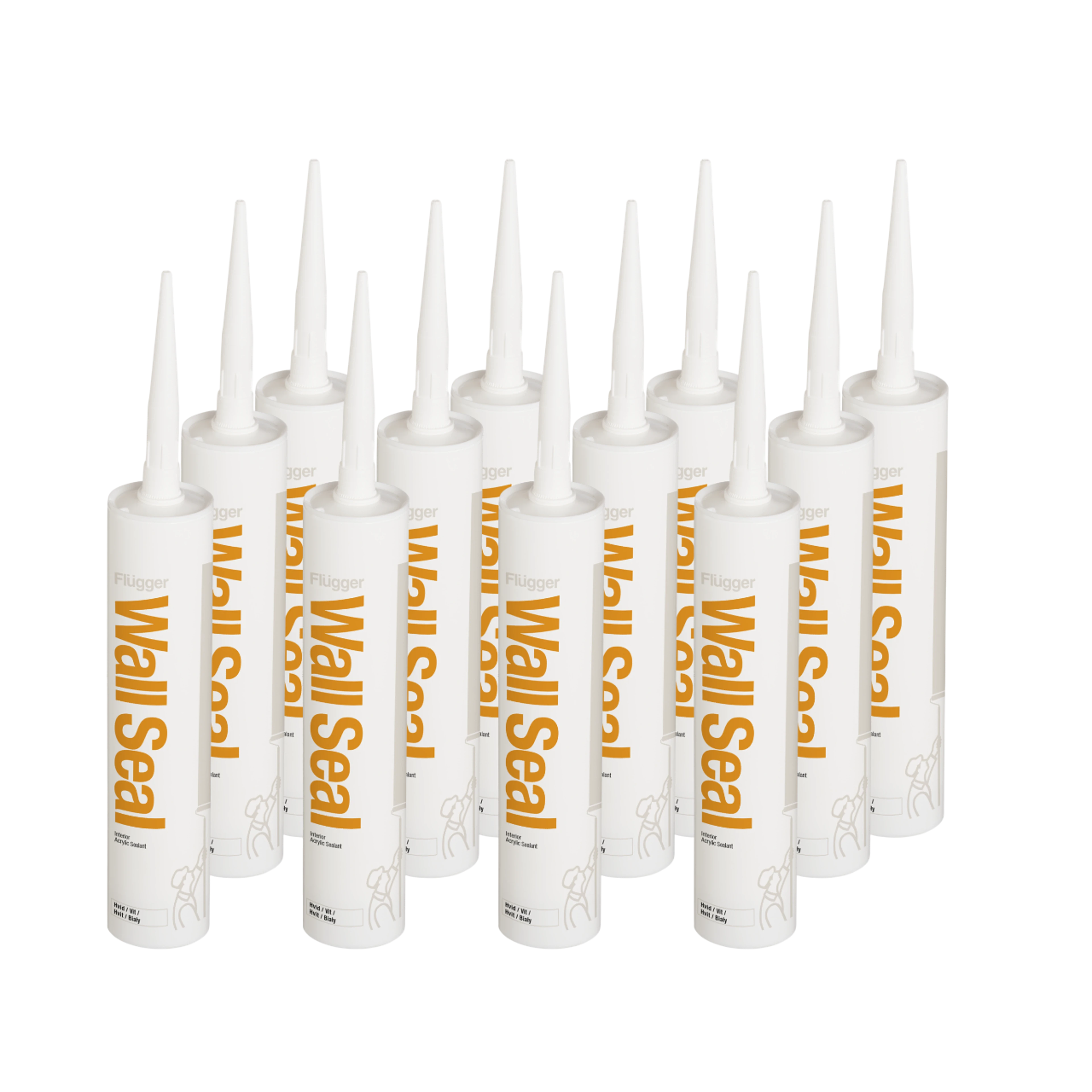 Storkøb 12 x 0,3L - Flügger Wall Seal - Fugemasse
