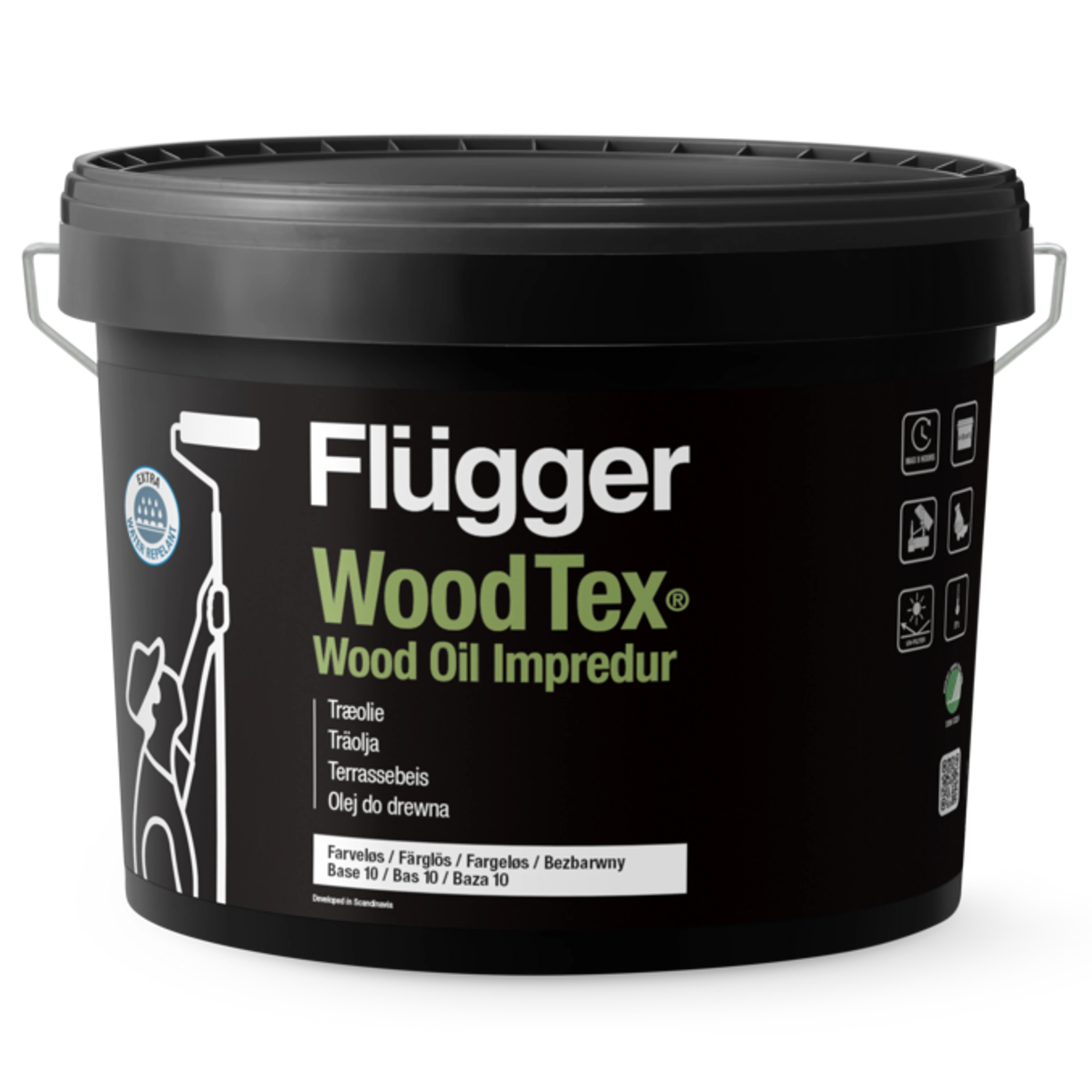 Flügger Wood Tex Wood Oil Impredur - Ekstra vannavvisende treolje