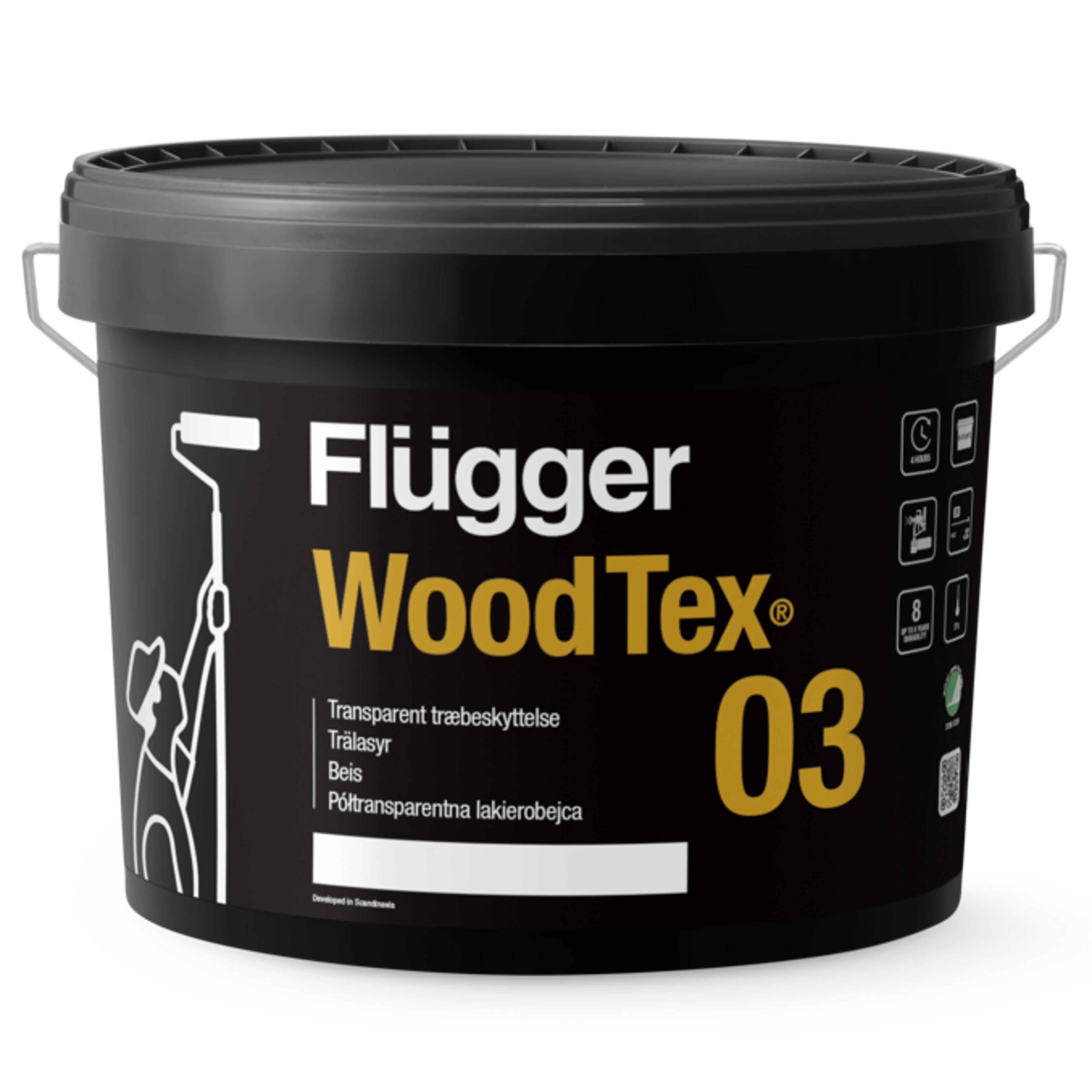 Dekkbeis - Flügger 03 Wood Tex - Trebeskyttelse
